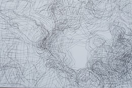 Marsha Goldberg Smoke Rises: ink drawings 2012-14 ink on gessoed canvas