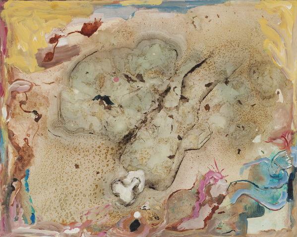 Marsha Nouritza Odabashian Paintings  Onionskin Dye and Acrylic Paint on Canvas 