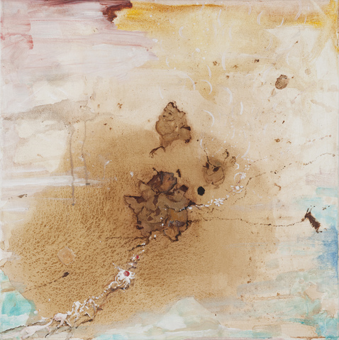 Marsha Nouritza Odabashian Paintings  Onionskins and Dye with Acrylic Paint on Canvas
