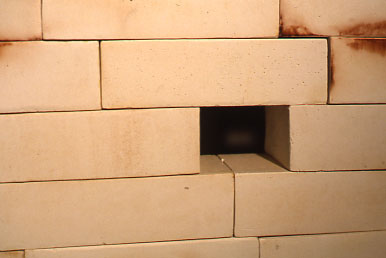 Martha Schlitt INSTALLATIONS hand made plaster bricks