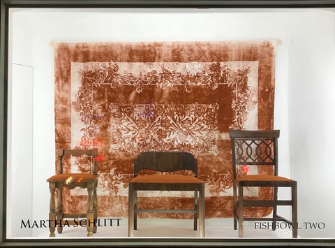Martha Schlitt PAPRIKA chairs, tablecloth, paprika