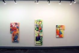 North Wall Front Room (Right) Vincent Longo/Martinez-Riddle.Sideshow.Gallery Oil on Wood