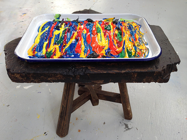 PLAYDATE INCIPIENCES | The Buggy Factory, Bushwick Brooklyn | 2016 acrylic, metal, foam, wood