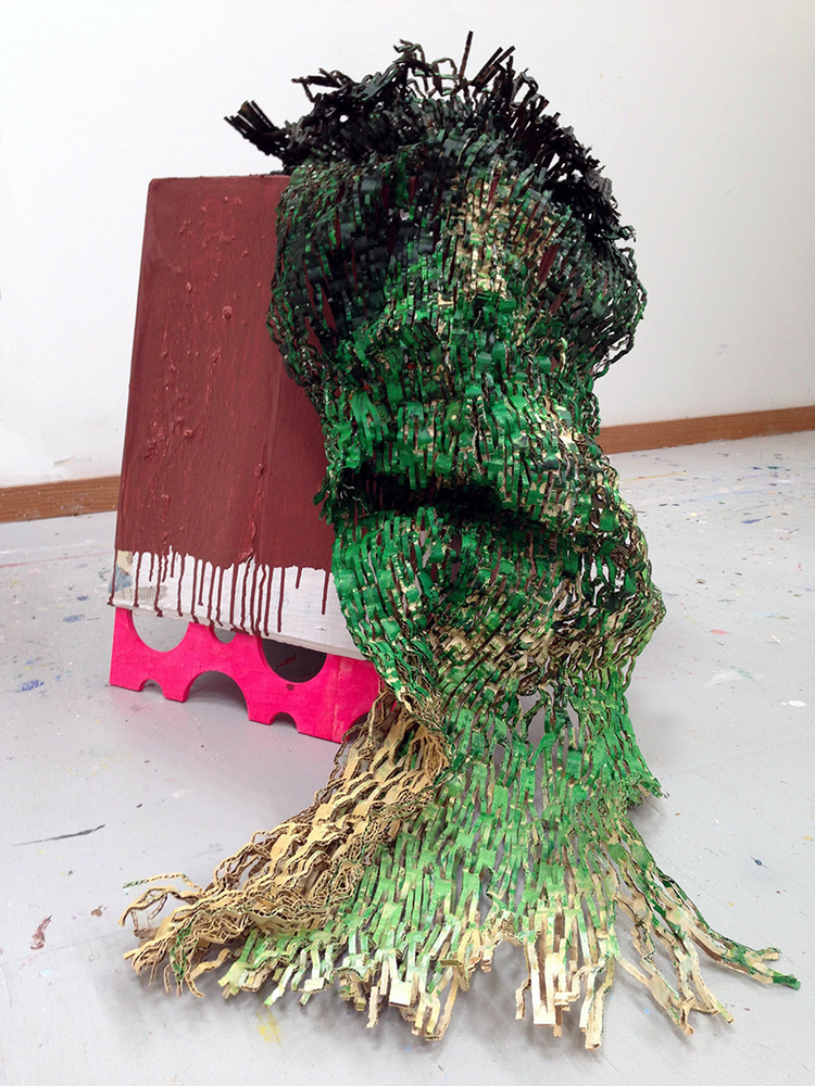 SELCHIE INCIPIENCES | The Buggy Factory, Bushwick Brooklyn | 2016 cardboard, wood, paper, acrylic