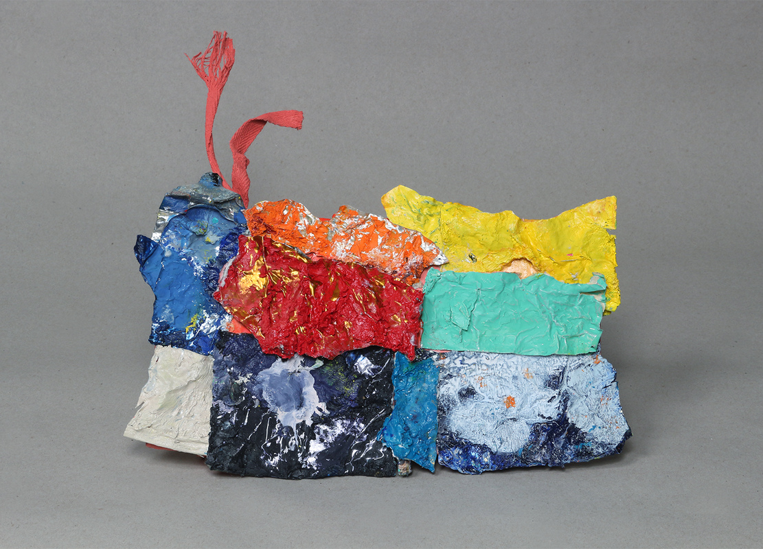 book1 C O N S T R U C T I O N S oil, aluminum, cotton on wood