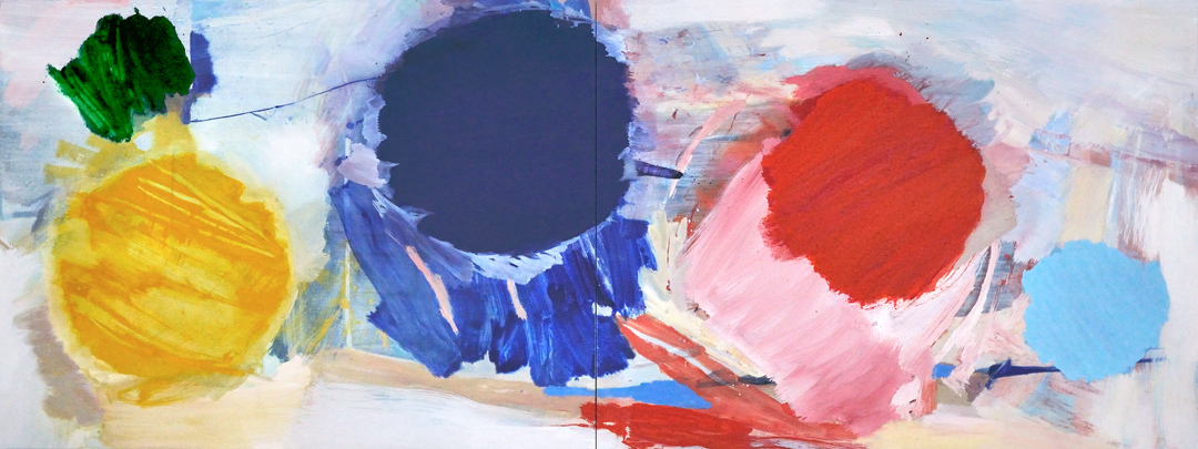 IS, IS, IS CLEAR PAUSE | Graham Gallery NYC | 2013-14 oil on panel in two panels