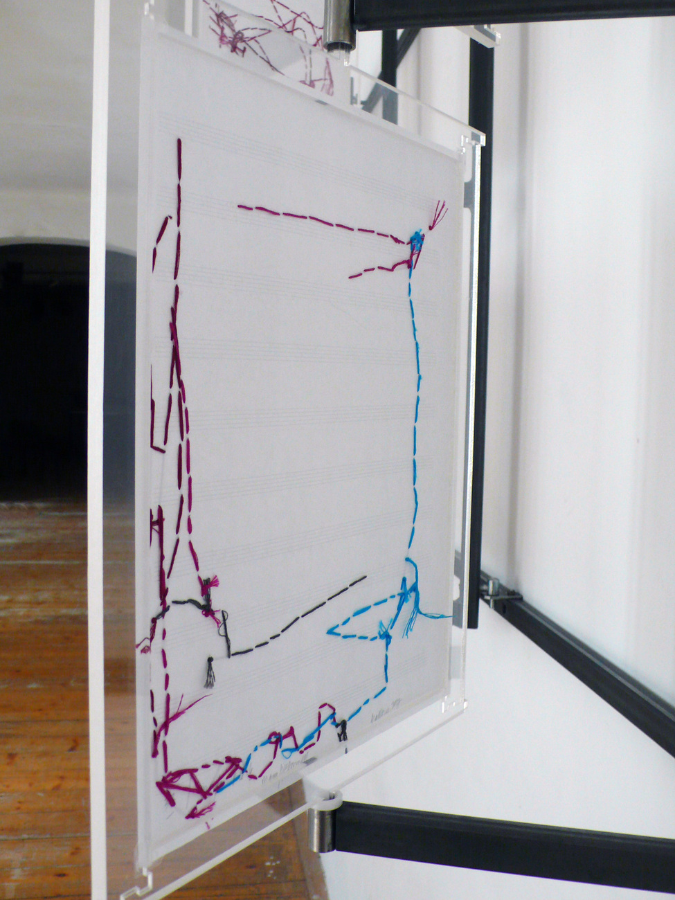 backside of sheet, re-lay, 2018 re-lay | Echoraum, Vienna | 2018