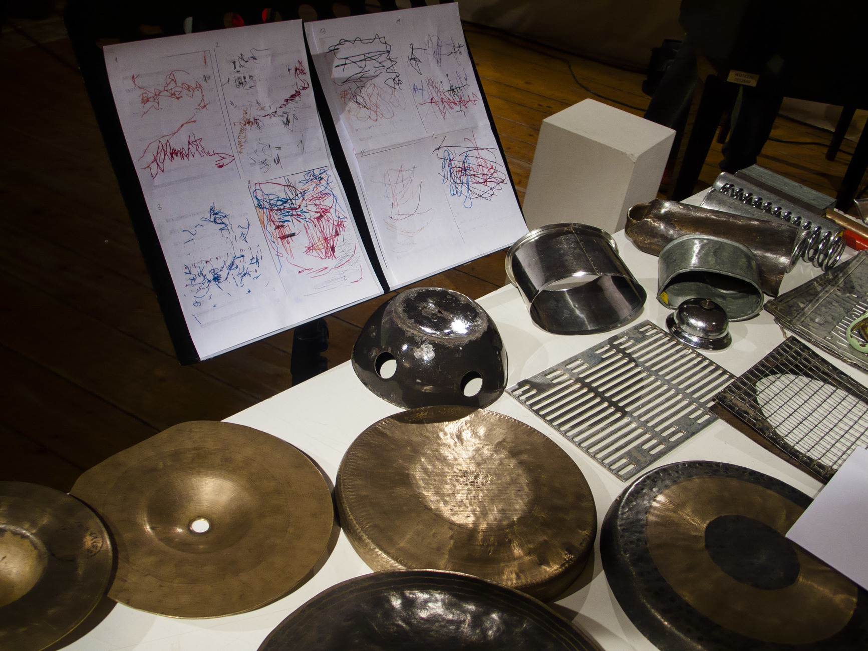 Elisabeth Flunger's percussion instruments, Echoraum, Vienna 2018 re-lay | Echoraum, Vienna | 2018