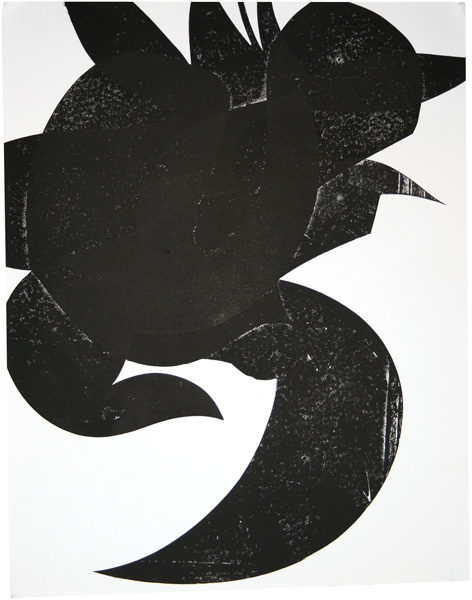 Masako Miyazaki Jumper series (monoprints) 2008 Ink on paper