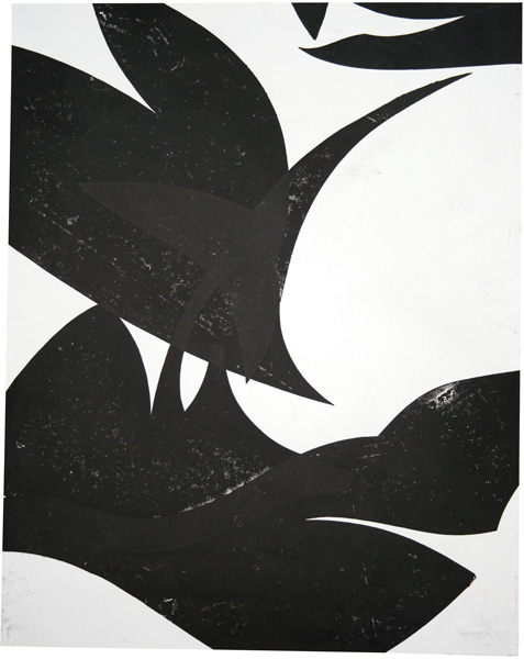 Masako Miyazaki Jumper series (monoprints) Ink on paper