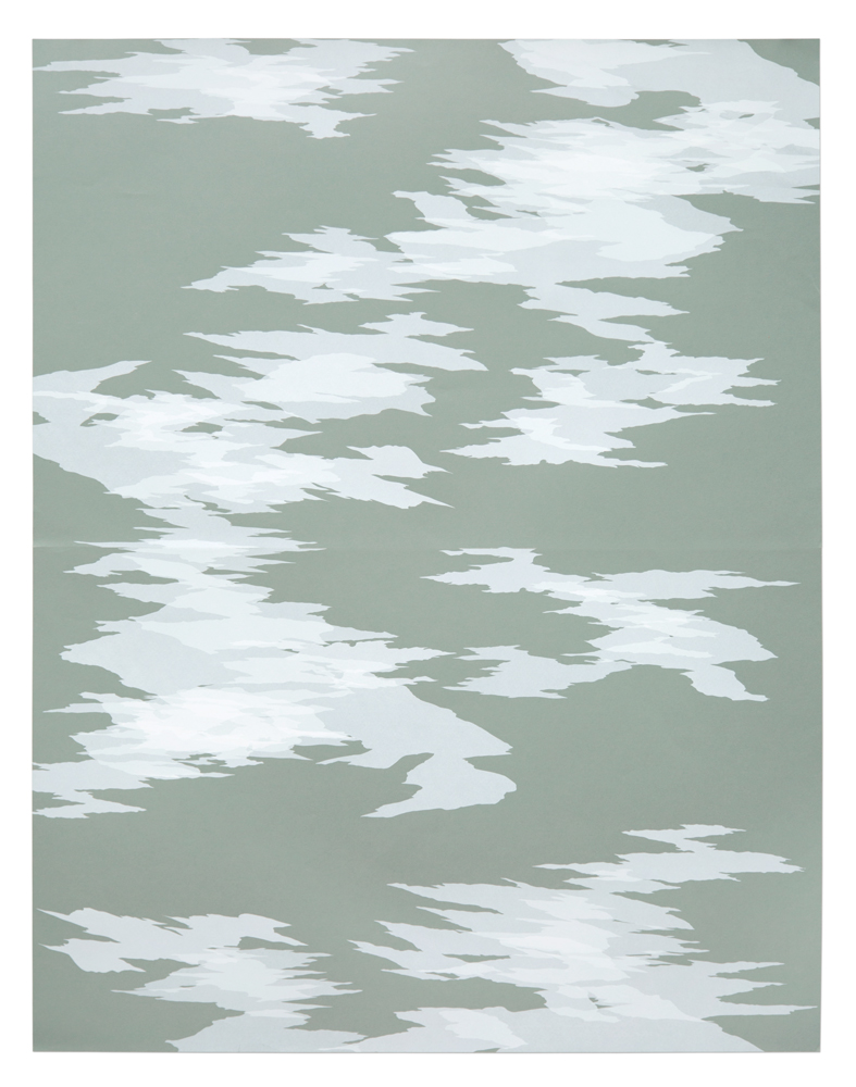 Masako Miyazaki Cumulous—Vapour series (silkscreen monoprints) Silkscreen