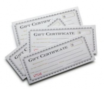 MAXWELL'S 9.13.34 Gift Certificates 