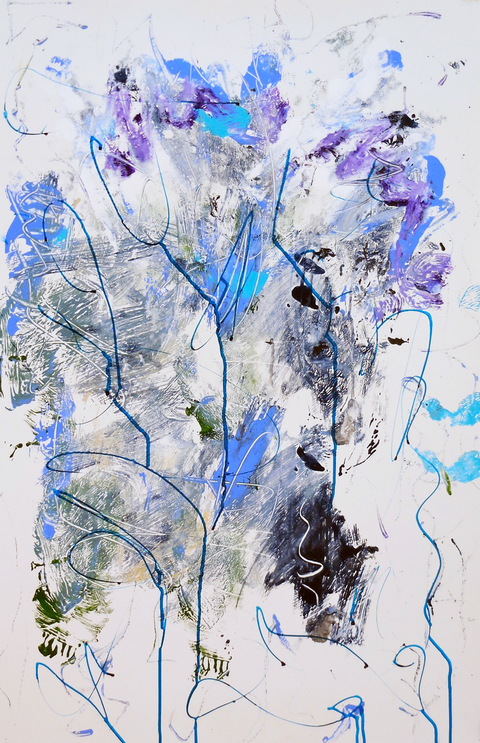 Marie-Claude Désorcy Works on paper Mixed media on yupo paper