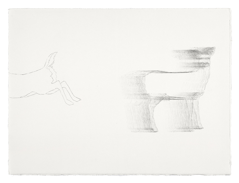 Sorry Deer #8 sorry deer Graphite on Paper