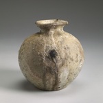  Vases and Bottles Porcelain, natural ash glaze, shino liner