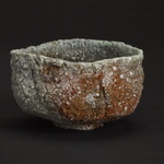  Chawan Shigaraki clay, natural ash glaze