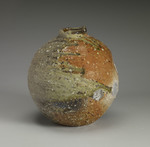  Vases stoneware, feldspar inclusions, sea shells, natural ash glaze