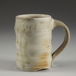  Cups and Mugs porcelaineous stoneware, white shino, natural ash glaze