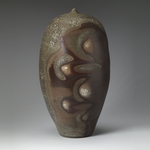  Large Forms stoneware, sea shells, natural ash glaze