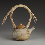  Pouring Vessels porcelaineous stoneware, white shino, natural ash glaze