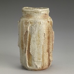  Vases and Bottles Stoneware, sanded slip, natural ash glaze