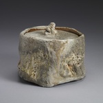  Lidded Forms Stoneware, natural ash glaze, shino glaze liner                                                                    