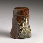  Lidded Forms Stoneware, red art slip , natural ash glaze