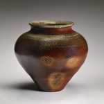  Large Forms Stoneware, natural ash glaze, sea shells, shino glaze liner