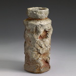  Vases and Bottles Stoneware, natural ash glaze, shino glaze liner