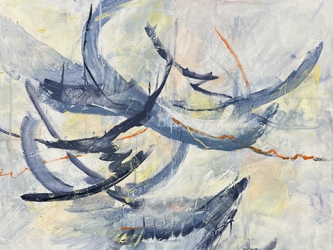 Leap! New Works Acrylic on Canvas