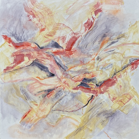 Ribbons New Works Acrylic on Canvas