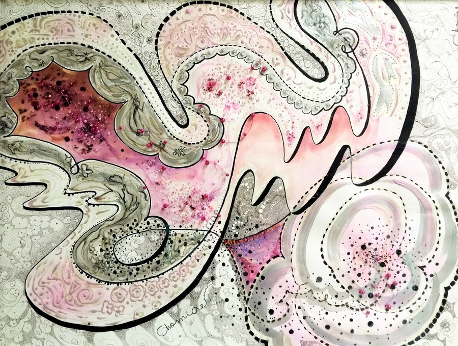 Untitled 2 'Poem' Mixed media