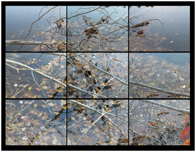 Lisbon (grid), 2010 Michael Kolster Androscoggin River (ME) archival pigment print
