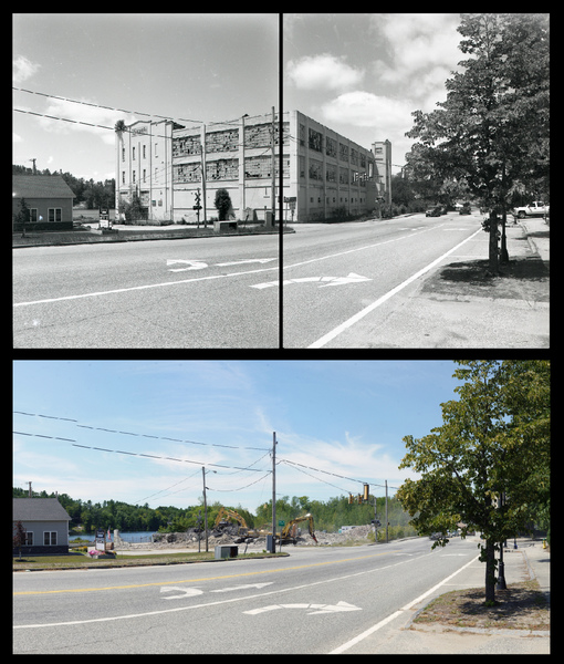 Looking West, Route 196 and Canal Street, 08 June and 09 August Michael Kolster Outside the Mill archival pigment print