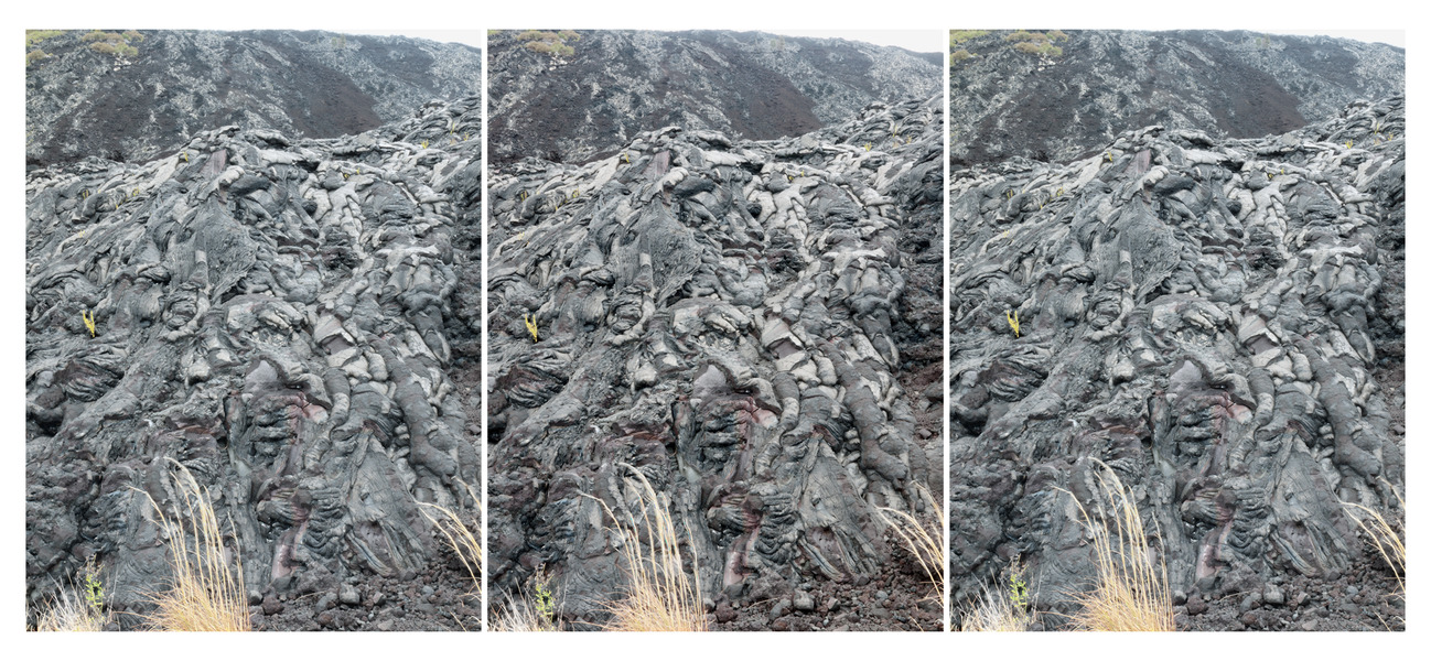 lava flow 1, Chain of Craters Drive, Hawai'i Volcanoes National Park Michael Kolster Lava Flows archival pigment print