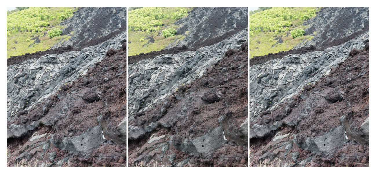 lava flow 2, Chain of Craters Drive, Hawai'i Volcanoes National Park Michael Kolster Lava Flows archival pigment print