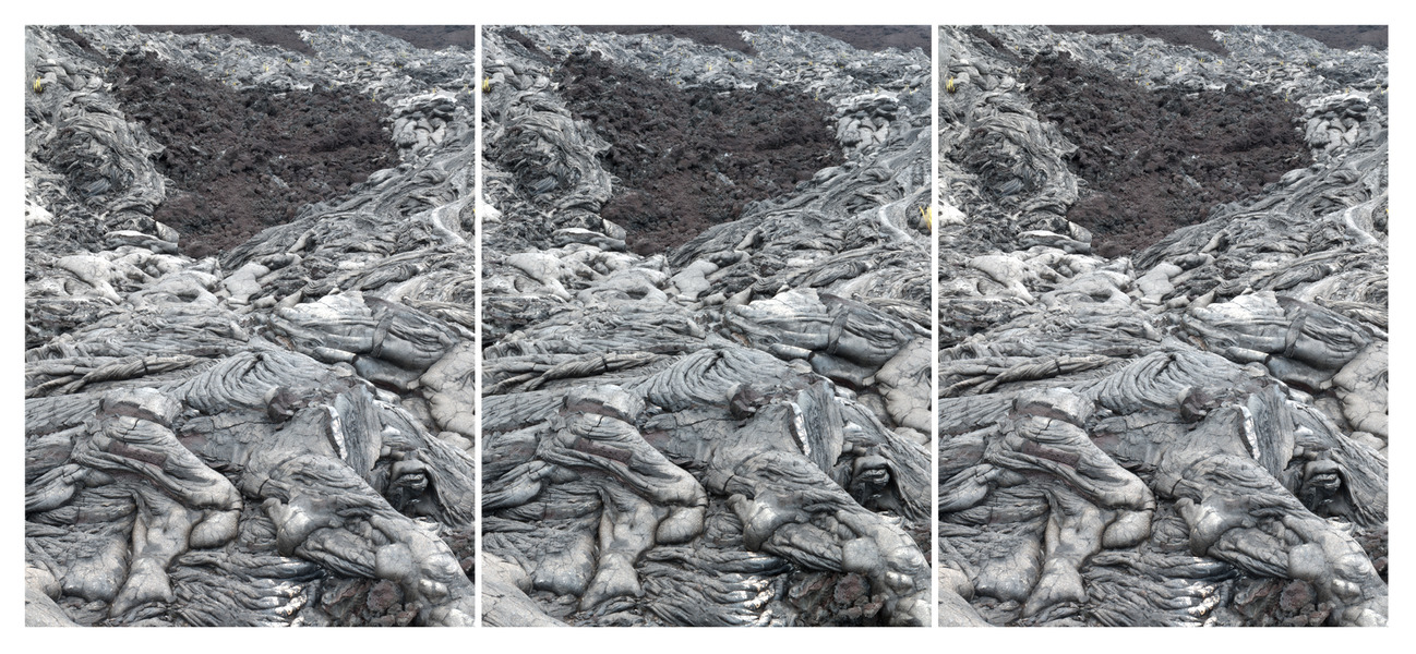 lava flow 3, Chain of Craters Drive, Hawai'i Volcanoes National Park Michael Kolster Lava Flows archival pigment print