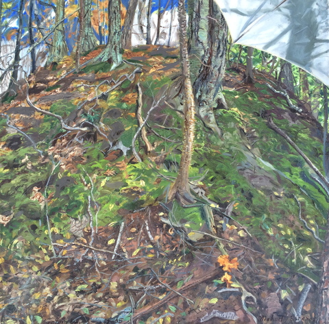Michael Sitaras Landscape oil on canvas