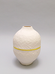 2014 - Yellow band vase 