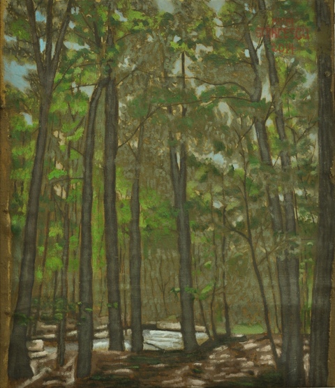 SAELAMS FINE  ART  GALLERY LANDSCAPE OIL PAINTING 