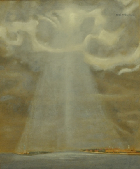 SAELAMS FINE  ART  GALLERY LANDSCAPE OIL PAINTING 