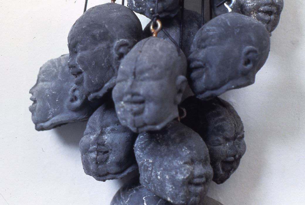 Buddha Heads, detail 
