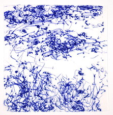 Mimi Oritsky Drawings  ink on napkin
