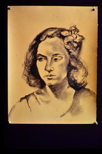 Mimi Oritsky Portraits Charcoal on paper