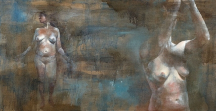 Mira Gerard Selected early work acrylic and oil on linen