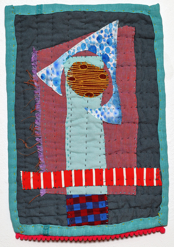 Mollie Murphy Textiles/Quilts found/dyed/painted textiles