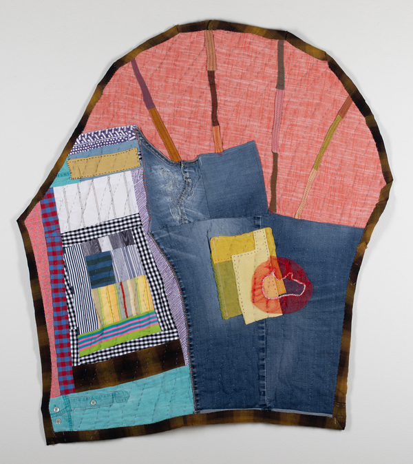 Mollie Murphy Textiles/Quilts Recycled fabric and clothing, Natiurallydyed cotton and wool, fruit netting, patchwork, appliqué, quilting