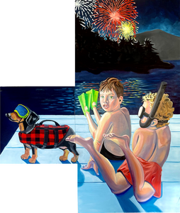 Molly Fletcher Works on Canvas Oil on Canvas