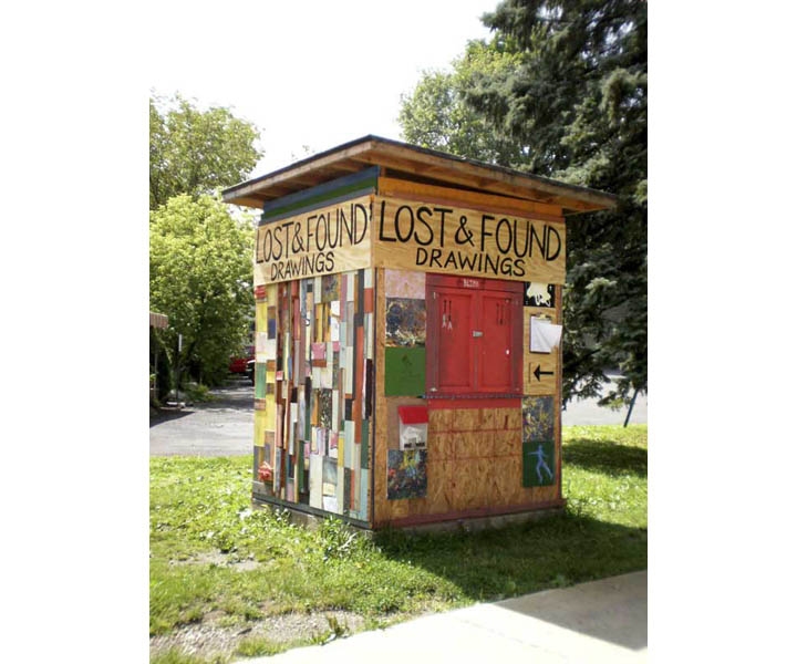 MOLLY RAUSCH Lost & Found Drawing Booth New Paltz, New York