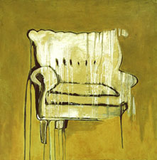 MOLLY RAUSCH White Series Oil on plywood